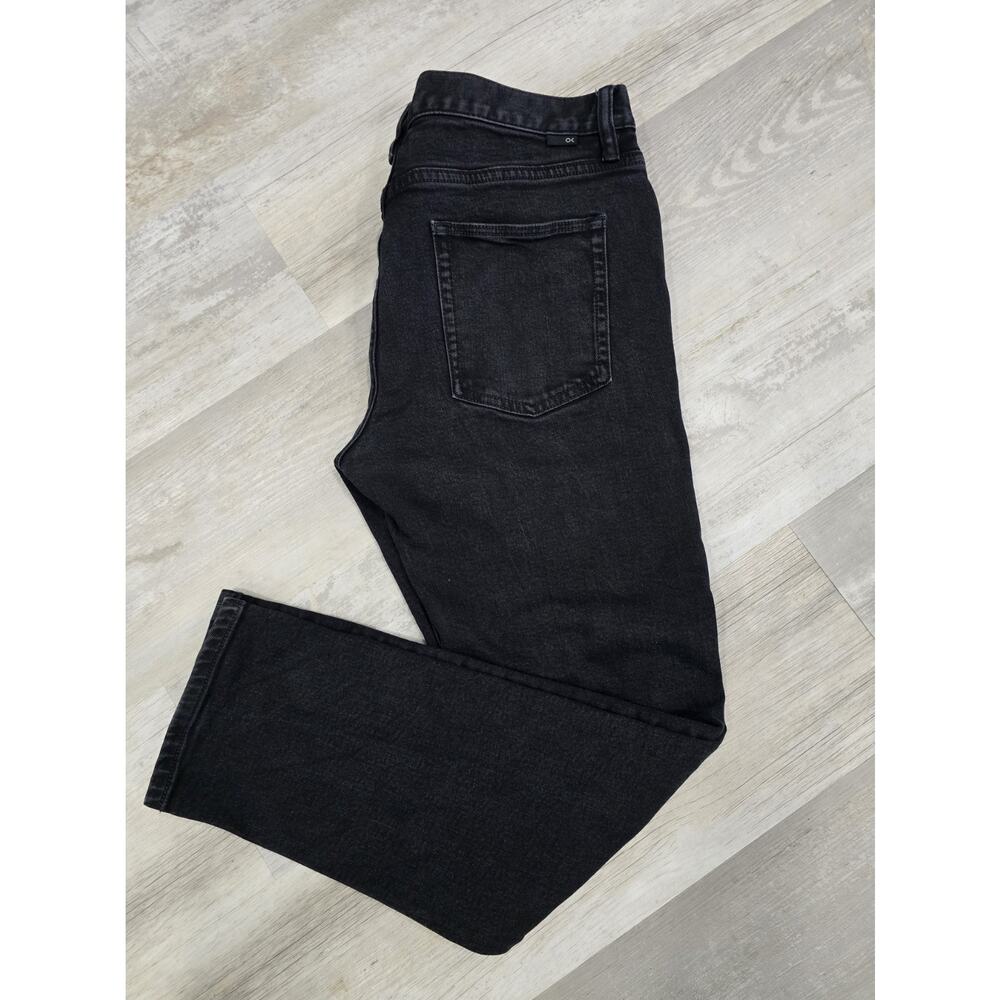 Outerknown S.E.A. Jeans Mens 33x30 Taper Organic Cotton Washed Black EUC